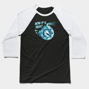 Sea Horse in Submarine illustration Baseball T-Shirt
